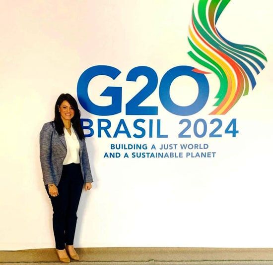 رانيا المشاط تُشارك في إطلاق التحالف العالمى ضد الجوع بحضور رئيس البرازيل