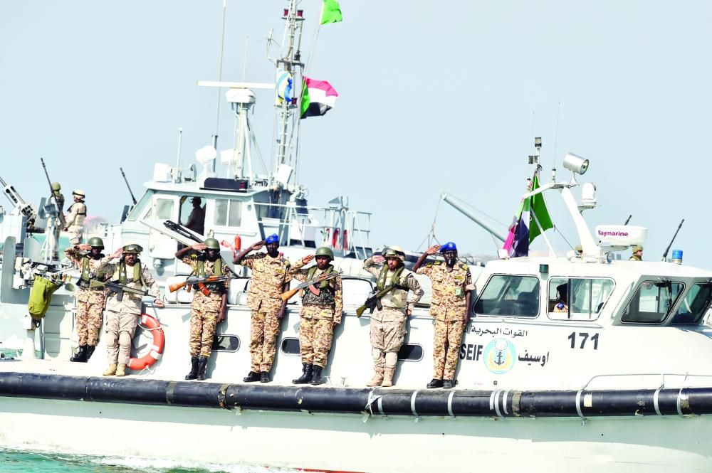 القوات البحرية السودانية تستقبل قطعَ من البحرية الإريترية