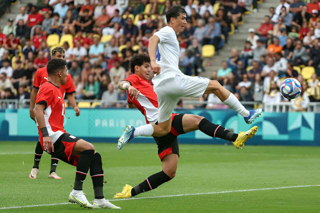 منتخب مصر الأولمبي يصحح المسار ويفوز على أوزبكستان في أولمبياد باريس 2024 (فيديو وصور)