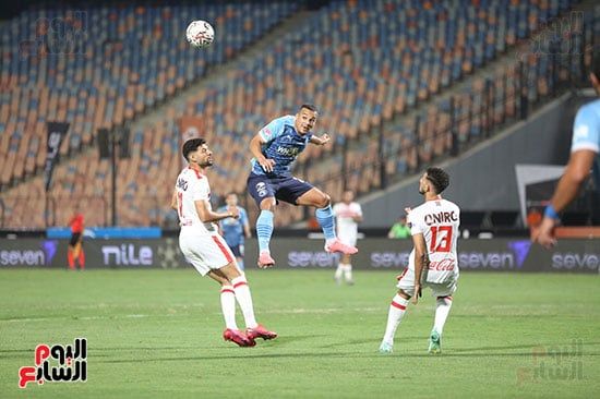 الزمالك وبيراميدز.. لاكاى يسجل التعادل للسماوى من ركلة جزاء