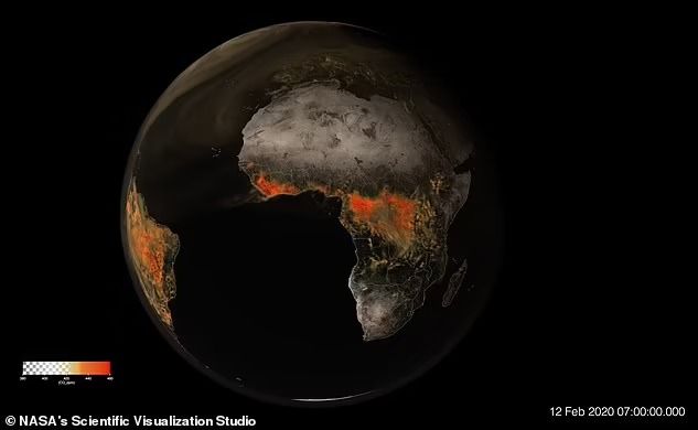 تكنولوجيا: ناسا تلتقط صورا لثانى أكسيد الكربون وهو يتحرك فى السماء