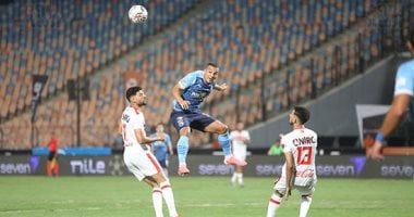 الزمالك وبيراميدز.. لاكاى يسجل التعادل للسماوى من ركلة جزاء