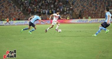 عمر جابر رجل مباراة الزمالك وبيراميدز بالدورى