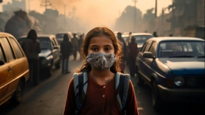 تلوُّث الهواء في الصغر يضرّ الرئة بالكبر