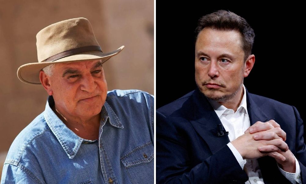 ردا على إيلون ماسك.. زاهي حواس يصدر بيانا بشأن بناء الأهرامات