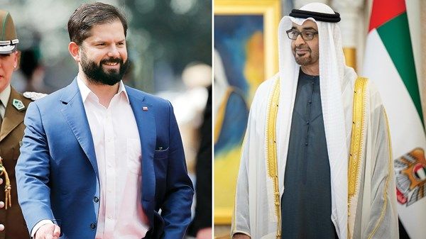 رئيس الدولة ورئيس تشيلي يبحثان سبل تحقيق الازدهار والتنمية