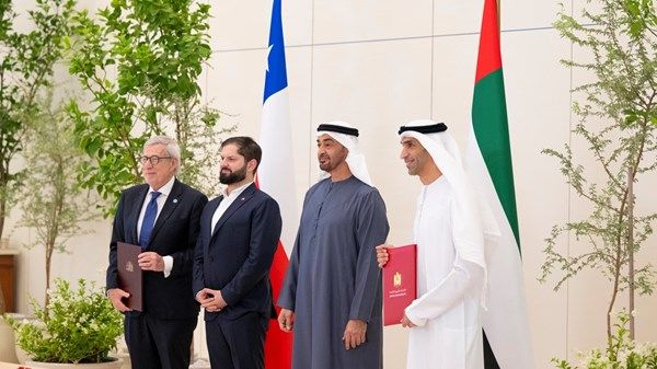 رئيس الدولة: اتفاقية الشراكة الاقتصادية الشاملة مع تشيلي نقلة نوعية