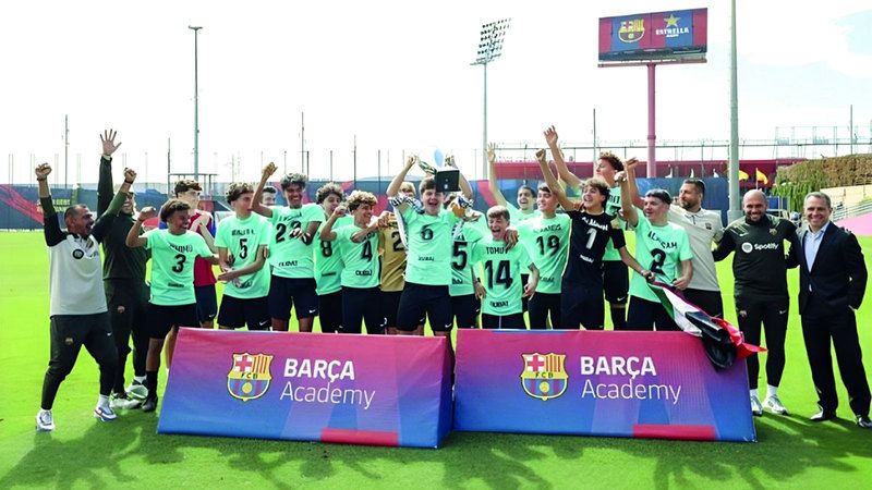 الامارات | إنجاز جديد لأكاديميات دبي.. لقبان في «مونديال برشلونة»