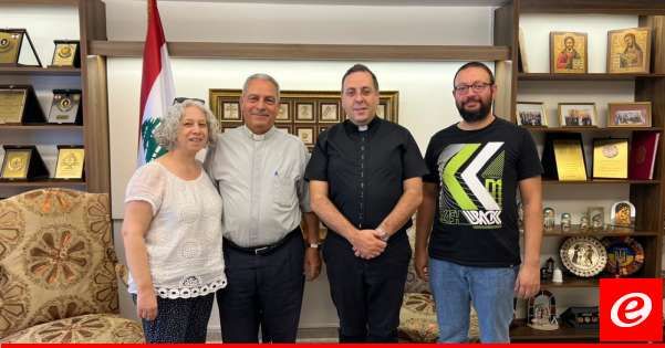 الاب بوعبود استقبل رئيس ومدير معهد الدراسات اللاهوتية والرعائية وبحث معه سبل التعاون