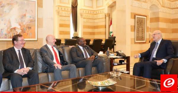 ميقاتي التقى وزيرَي خارجية ودفاع بريطانيا: إسرائيل اعتدت على أرضنا والحل لن يكون إلّا سياسيًا