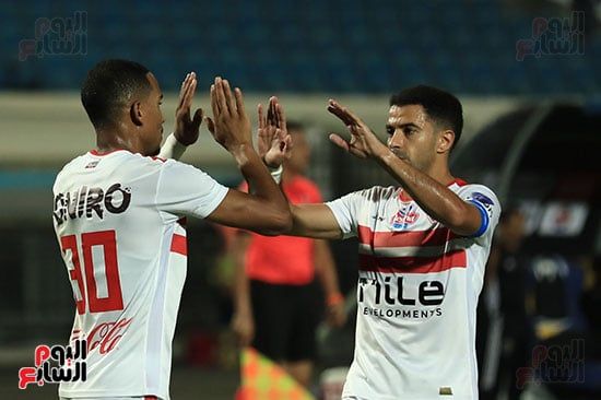 الزمالك ينهى الشوط الأول متقدمًا على الجونة بهدف.. فيديو