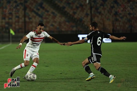 15 دقيقة.. الزمالك يتقدم على الجونة بهدف من ركلة جزاء