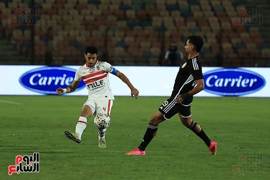 الزمالك ينهى الشوط الأول متقدمًا على الجونة بهدف.. فيديو
