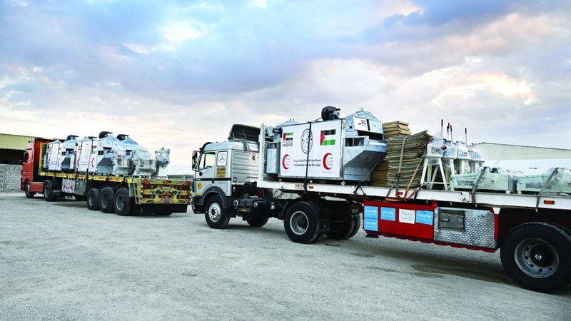الامارات | «الفارس الشهم 3» توزع 70 طناً مساعدات إغاثية على مئات العائلات في غزة