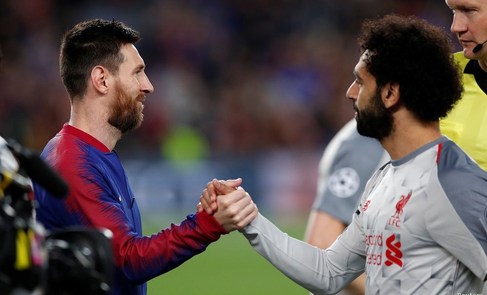 «موهبة إلهية».. ماذا قال محمد صلاح عن ليونيل ميسي؟