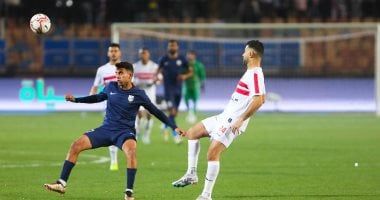 الزمالك يتقدم على إنبى 2 - 0 فى الشوط الأول.. فيديو