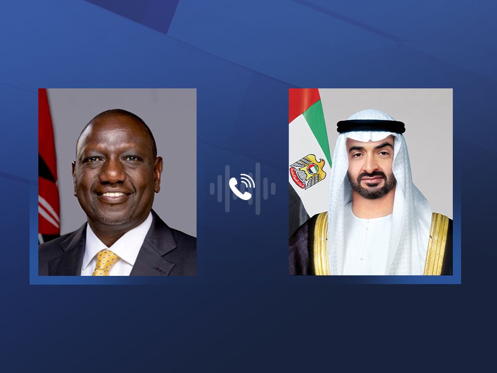 الامارات | رئيس الدولة يتلقى اتصالاً هاتفياً من الرئيس الكيني