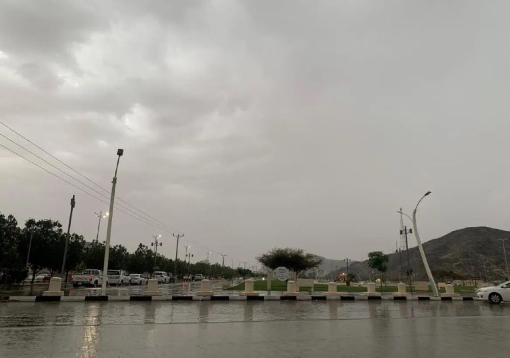 "الأرصاد" ينبه من أمطار متوسطة على المدينة ‎المنورة