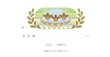 تكنولوجيا: أولمبياد السباحة الفنية.. جوجل تغير شعارها احتفالاً بأولمبياد باريس 2024