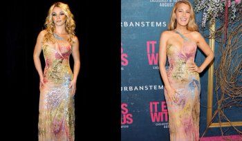 بليك ليفلي ترتدي فستاناً لـ بريتني سبيرز يعود لعام 2002.. وهكذا بدت فيه