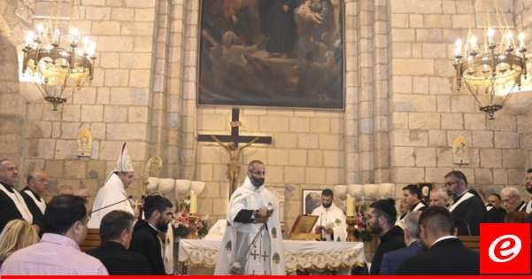 الرئيس العام للرهبانية المارونية ترأس قداسا لمناسبة عيد ما ضومط في فيطرون