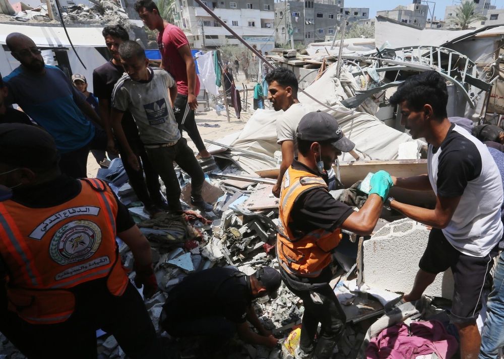 استشهاد عشرة فلسطينيين في قصف للاحتلال الإسرائيلي على قطاع غزة