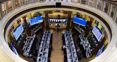 91.6 % حجم تعاملات المصريين بالبورصه المصرية خلال جلسة اليوم