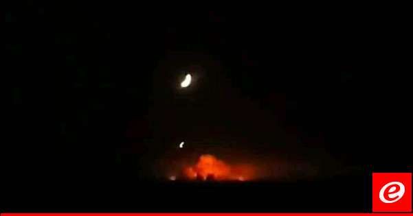 غارات إسرائيلية تستهدف مواقع عسكرية في قرية "الشعيرات" بريف حمص