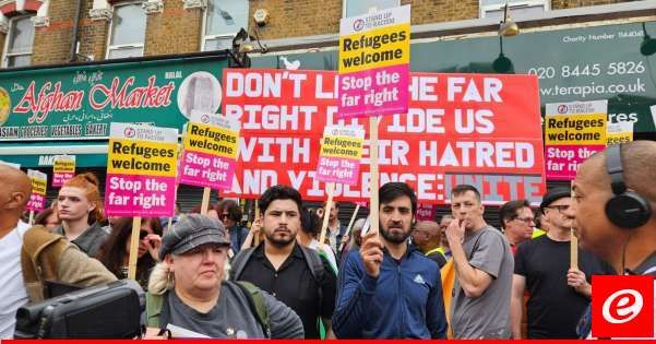 مظاهرات ضد العنصرية واليمين المتطرف في مدن عدة في بريطانيا