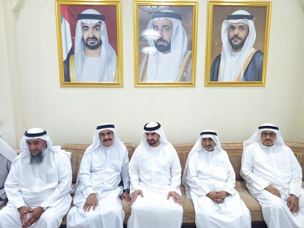نائب حاكم الشارقة يعزي في وفاة علياء المطروشي