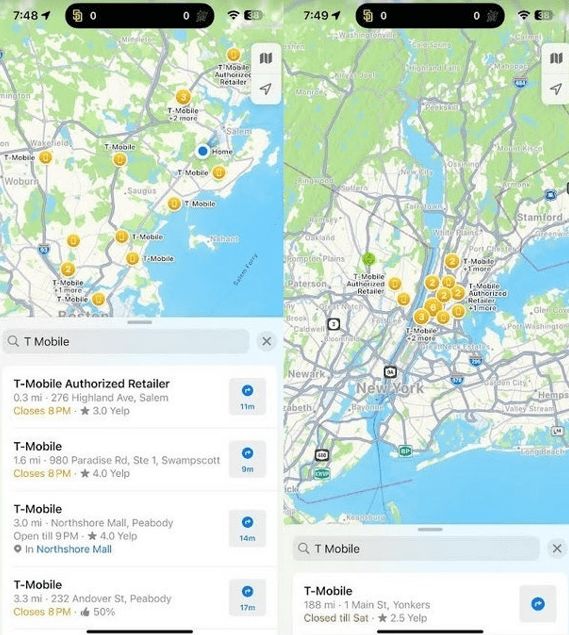 تكنولوجيا: تحديث iOS 18 يجلب زر”Search Here” في تطبيق Apple Maps