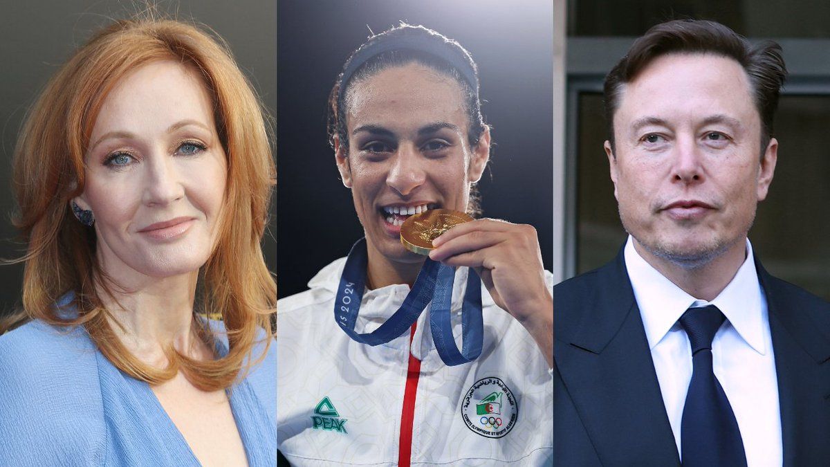 شاهد .. إيمان خليف تقاضي إيلون ماسك وجي كي رولينغ 