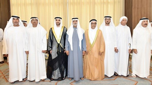نهيان بن مبارك يحضر أفراح الفلاسي والشامسي في دبي