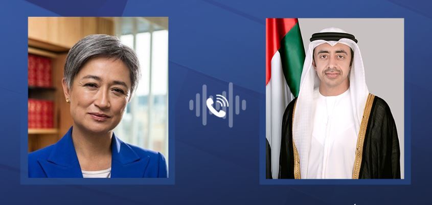الامارات | عبدالله بن زايد ووزيرة خارجية أستراليا يبحثان هاتفيا العلاقات الثنائية والتطورات في المنطقة