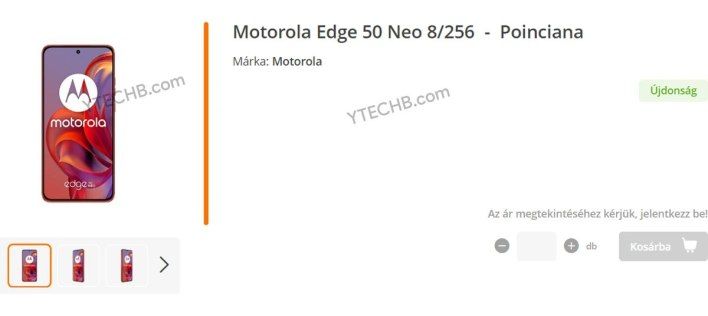 تكنولوجيا: هاتف Motorola Edge 50 Neo سيصل قريبًا بعد ظهوره على موقع الويب الخاص ببائعي التجزئة