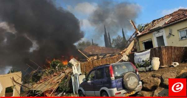 إعلام إسرائيلي: إصابة شخص وعدّة مبانٍ بقذائف صاروخية أطلقت من لبنان على كاتسرين بالجولان