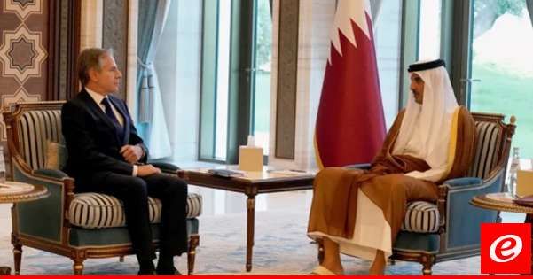 خارجية أميركا: بلينكن وأمير قطر أكدا أنه لا ينبغي لأي جهة في المنطقة أن تقوض جهود التوصل إلى اتفاق