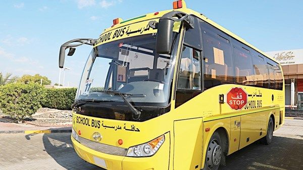 1672 تصريحاً للحافلات المدرسية في عجمان