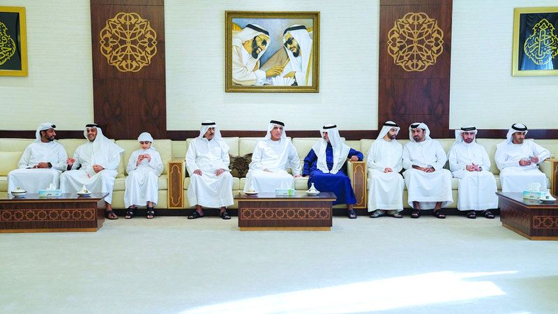 الامارات | سعود بن صقر يعزّي في وفاة خالد بن فيصل القاسمي