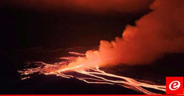 آيسلندا تشهد سادس ثوران بركاني في أقل من عام