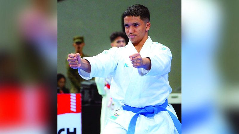 الامارات | كريم رامي يحرز برونزية «الكاتا» في بطولة آسيا للكاراتيه