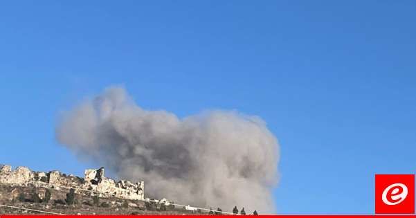 الطيران الحربي الاسرائيلي اغار على محيط قلعة الشقيف وبين بلدتي زوطر الشرقية ويحمر وعلى ميس الجبل