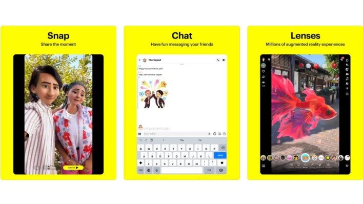 تكنولوجيا: تحديث Snapchat يضيف أخيرًا دعم أصلي لأجهزة iPad ولكن هناك مشكلة
