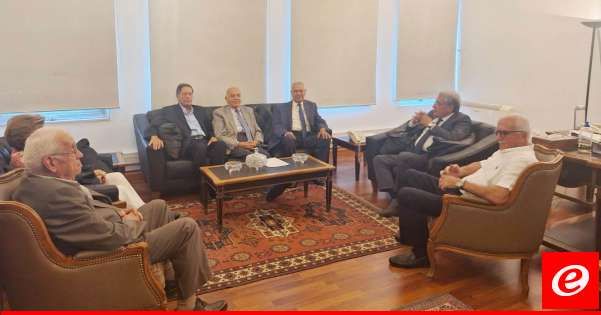 الخوري عرض شؤونًا قضائية وقانونية مع وفد رابطة قدامى القضاة