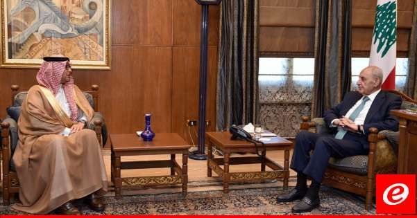 بري عرض الأوضاع العامة خلال لقائه السفير السعودي