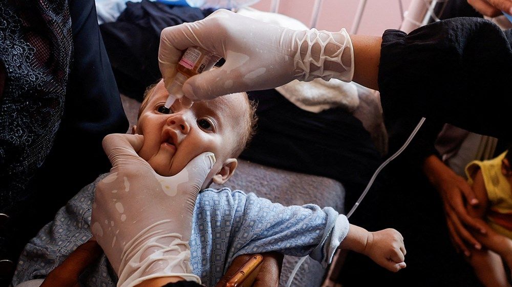 بدء حملة التلقيح ضد شلل الأطفال في قطاع غزة