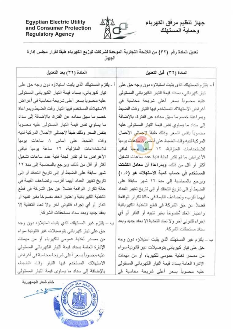 بنسبة 100%..شركات الكهرباء تستعد لإجراءات جديدة بشأن غرامة سرقة التيار - (مستند)