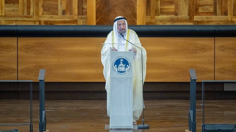 حاكم الشارقة يفتتح المعهد الثقافي العربي في ميلانو