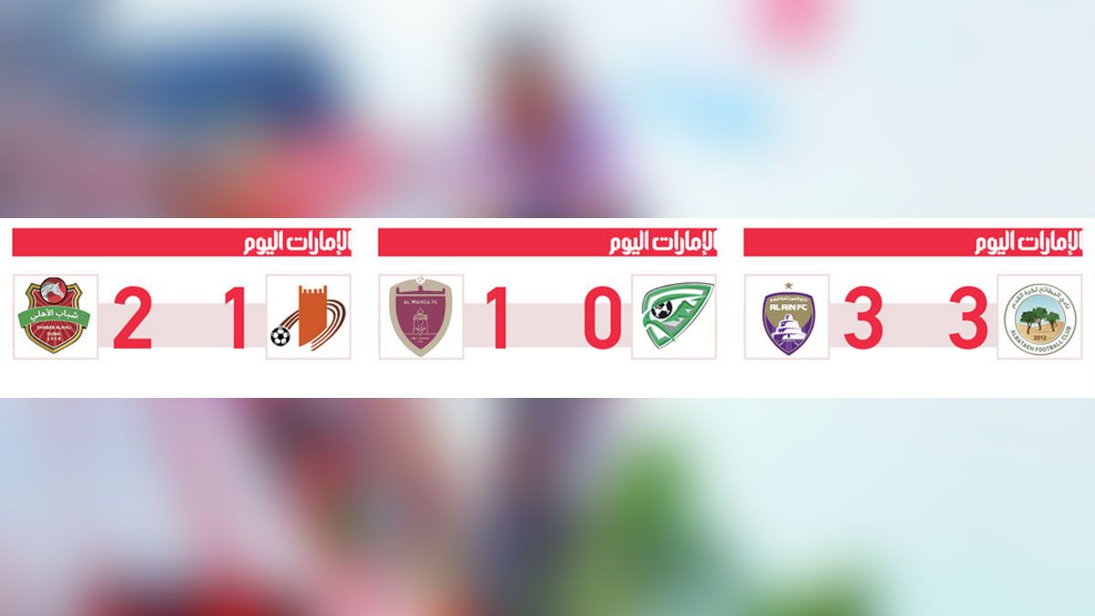 الامارات | «ريمونتادا» البطائح تحبط العين.. والوحدة يواصل عزف الانتصارات