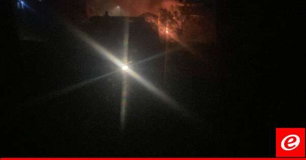 الطيران الاسرائيلي شن غارات على اطراف مجدلزون والمنطقة الواقعة بين بلدات رشاف الطيري حداثا